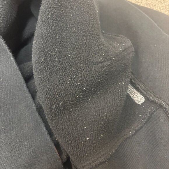 Tna Hoodie Large Boyfriend Fit Sweaterfleece Cotton Blend Distressed Pullover - Picture 11 of 15